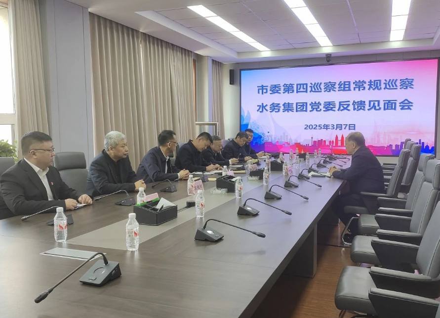 市委第四巡察组向pa捕鱼官方网站集团党委反馈巡察情况