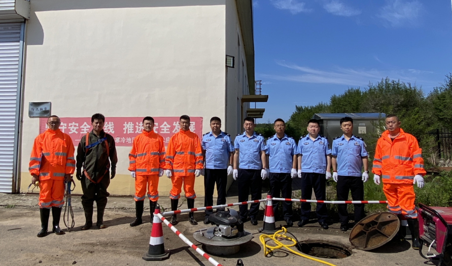 pa捕鱼官方网站集团排水抢险中心与供水稽查大队成功开展防汛排涝应急联合演练