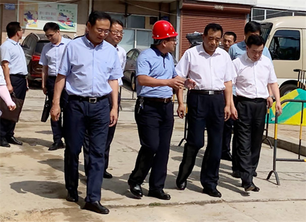 省市领导实地调研  部署我市江南主城区二次供水设施改造工程工作