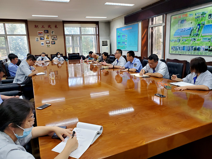 集团生产调度部、朱顺屯取水厂至平房净水厂进行供水生产工作会商