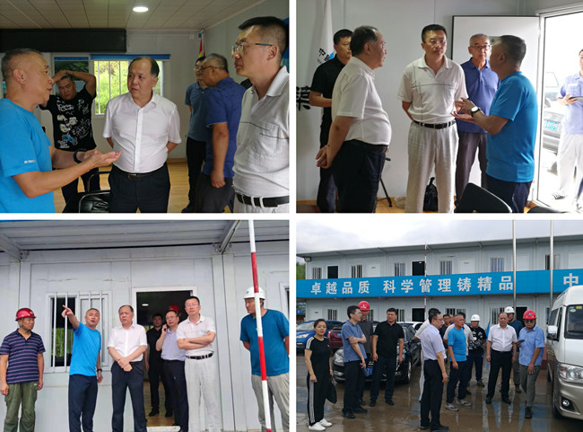 集团公司领导现场检查平房净水厂防汛及疫情防控工作