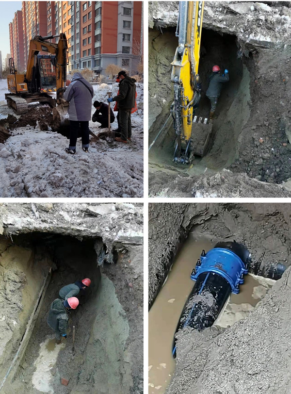 香坊供水分公司7小时连续奋战  保证200余户居民正常用水