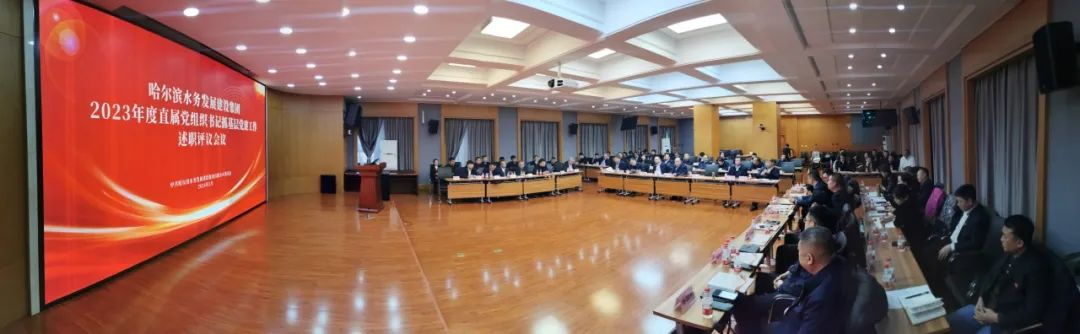 集团公司召开2023年度直属党组织书记抓基层党建工作述职评议会议